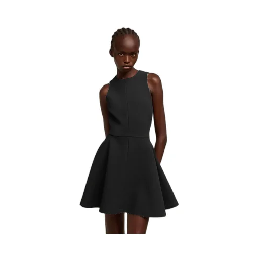 Flared Sleeveless Dress
