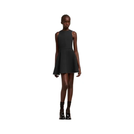 Flared Sleeveless Dress