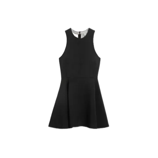 Flared Sleeveless Dress