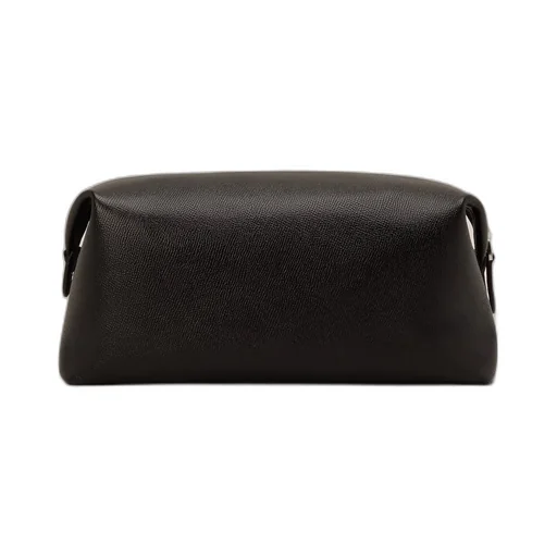 Logo Plaque Zip-Up Toilet Pouch