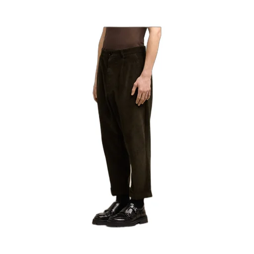 Logo-Patch Pleated Trousers