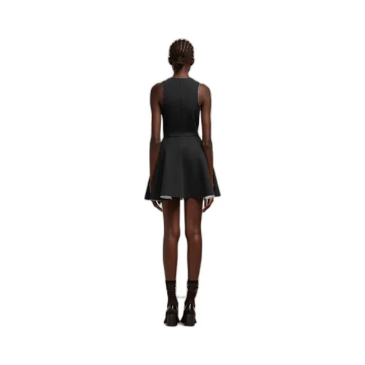 Flared Sleeveless Dress