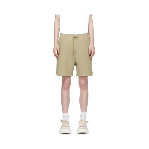 Logo Embroidered Drawstring Knitted Shorts