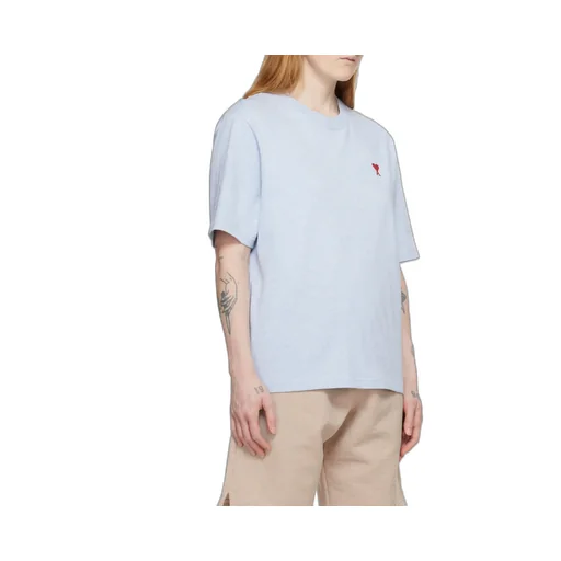 Ami De Coeur Logo Embroidered Crewneck T-Shirt