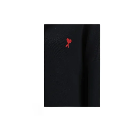 Ami De Coeur Long-Sleeved Knitted Polo Shirt