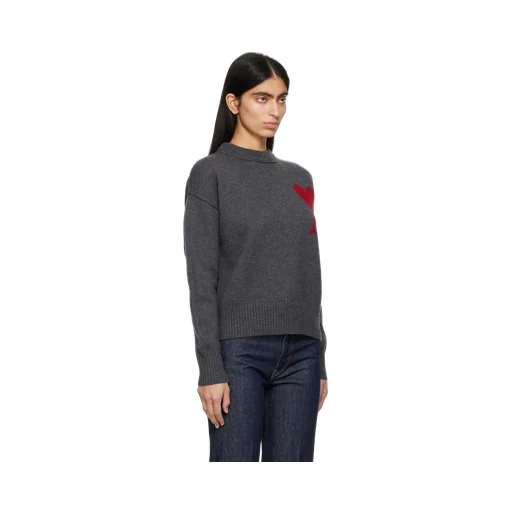 Ami De Coeur Crewneck Long-Sleeved Jumper