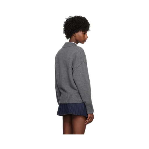 Ami De Coeur Intarsia-Knitted Cardigan