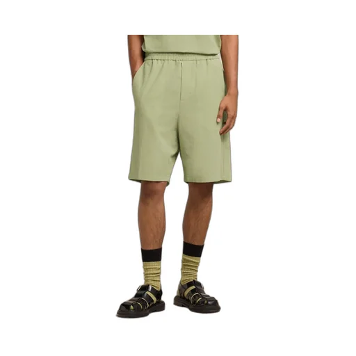 Logo Plaque Bermuda Shorts