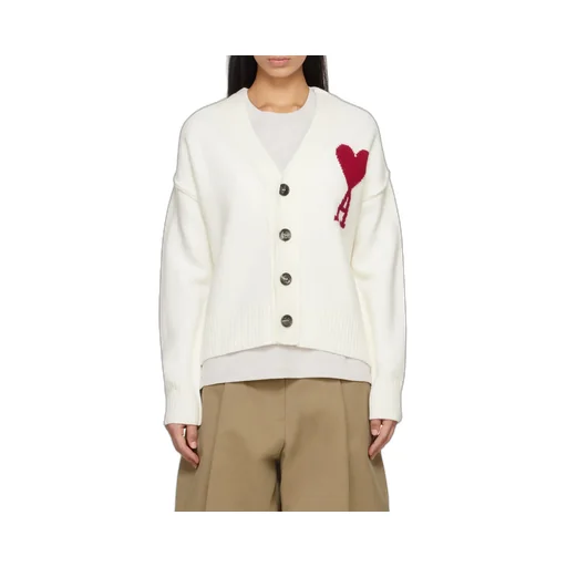 V-Neck Knitted Buttoned Cardigan