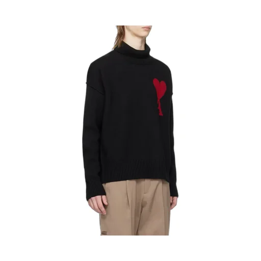 Roll-Neck Knitted Jumper
