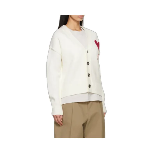 V-Neck Knitted Buttoned Cardigan