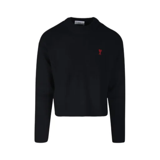 Ami De Coeur Logo Embroidered Knitted Jumper