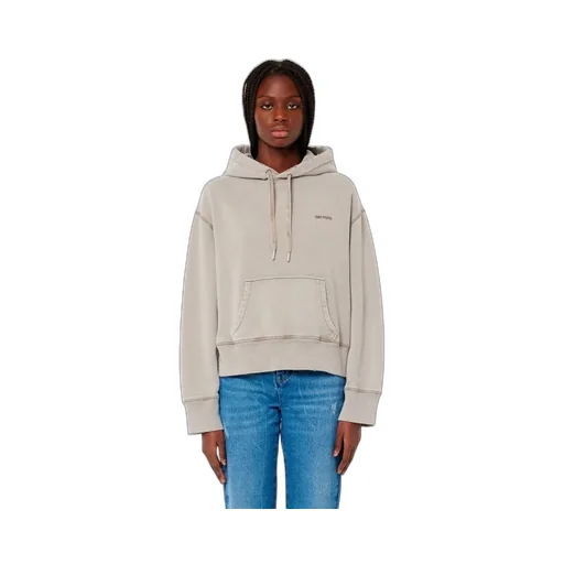 Ami Logo Embroidered Drawstring Hoodie