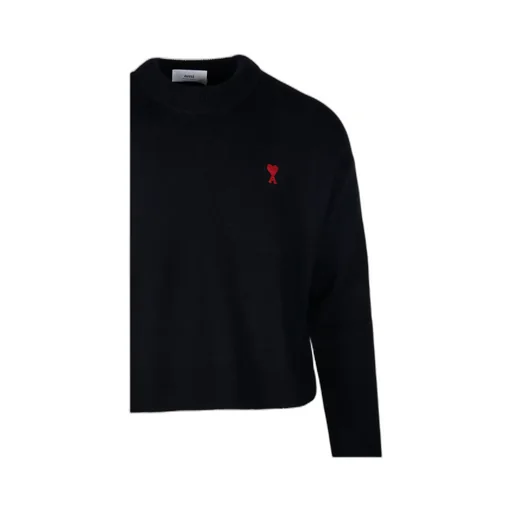 Ami De Coeur Logo Embroidered Knitted Jumper