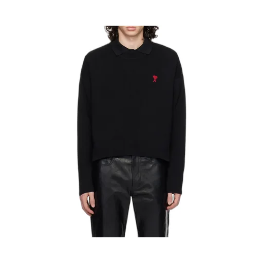Ami De Coeur Logo Embroidered Knitted Jumper