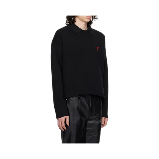 Ami De Coeur Logo Embroidered Knitted Jumper