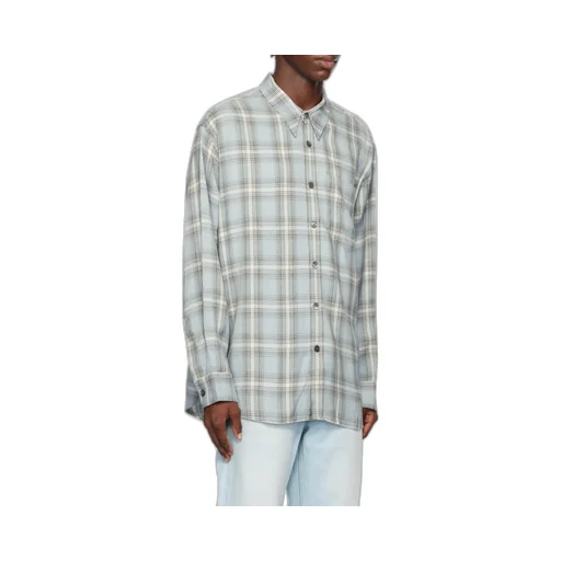 Checked Long-Sleeved Shirt