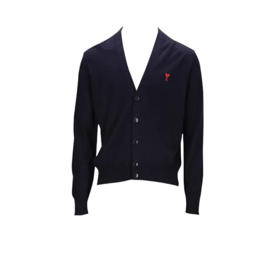 Ami De Coeur Logo Embroidered Buttoned Cardigan