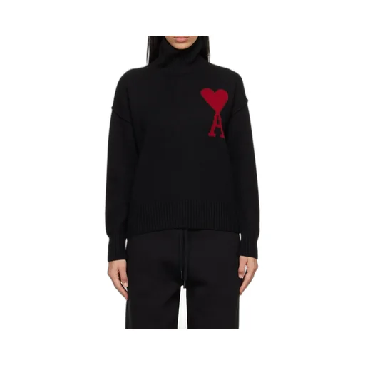 Roll-Neck Knitted Jumper