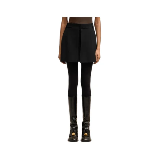 Concealed-Fastened Mini Skirt