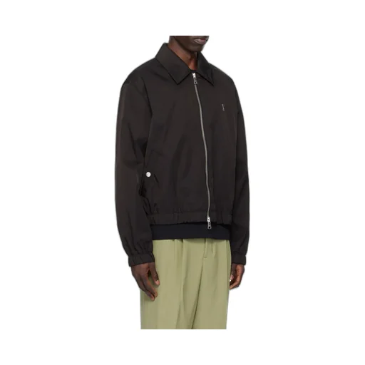 Ami De Coeur Logo-Plaque Zipped Jacket