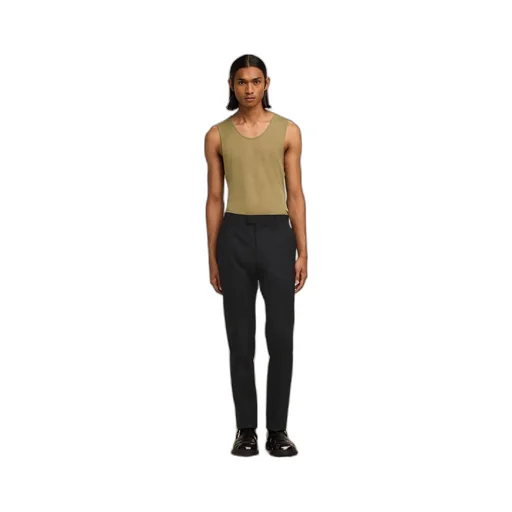 Low-Rise Tapered Trousers