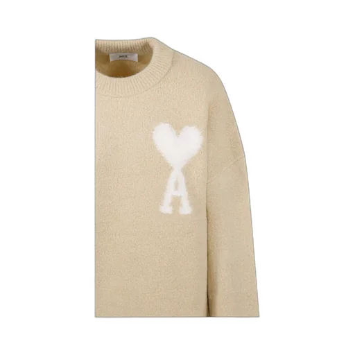 Ami De Coeur Logo Intarsia Knit Jumper