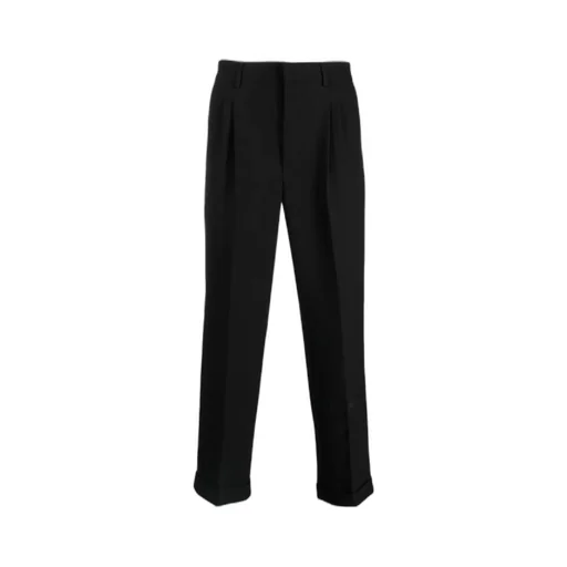 Pressed Crease Cropped Trousers