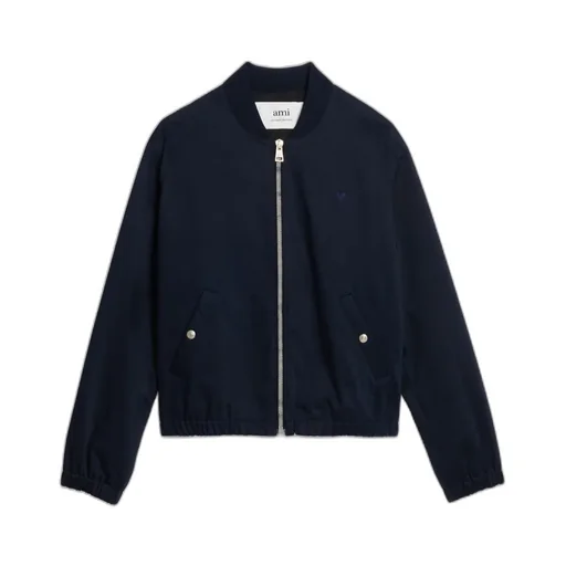 Ami De Coeur Zipped Bomber Jacket