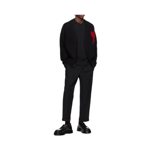 Pressed Crease Cropped Trousers