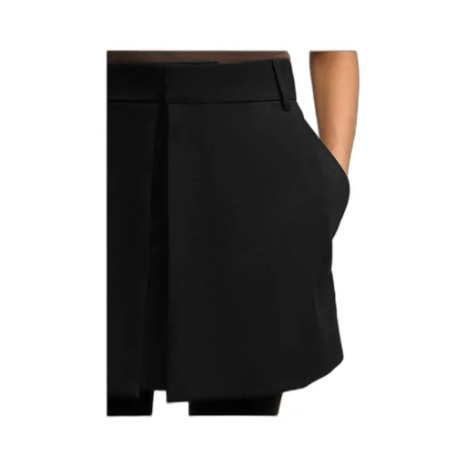 Concealed-Fastened Mini Skirt