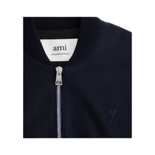 Ami De Coeur Zipped Bomber Jacket