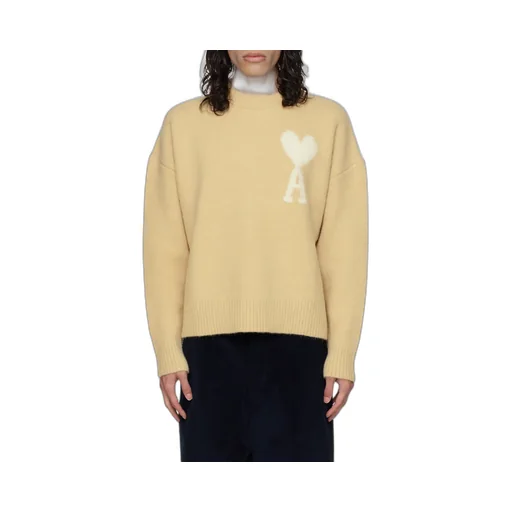 Ami De Coeur Logo Intarsia Knit Jumper