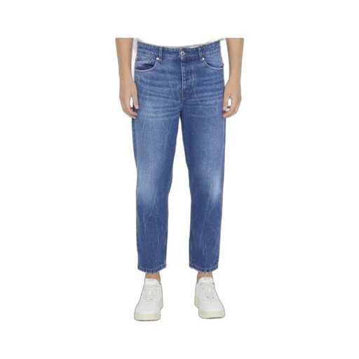 Logo Patch Straight-Leg Jeans
