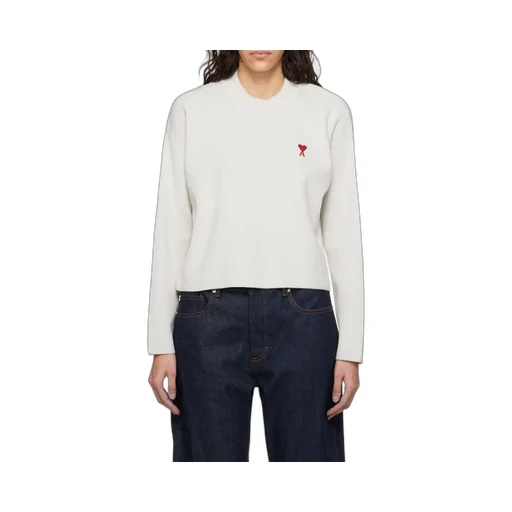 Ami De Coeur Logo Embroidered Knitted Jumper