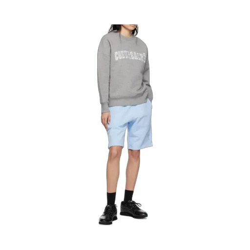 Logo Embroidered Drawstring Track Shorts