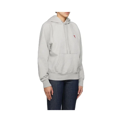 Logo Embroidered Drawstring Hoodie