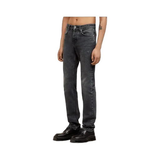 Logo-Patch Straight Leg Jeans