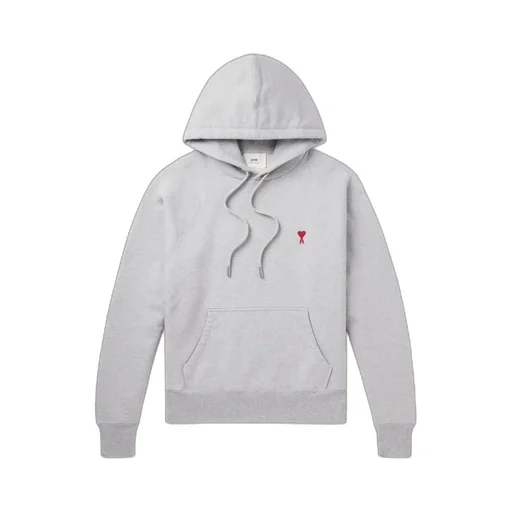 Logo Embroidered Drawstring Hoodie