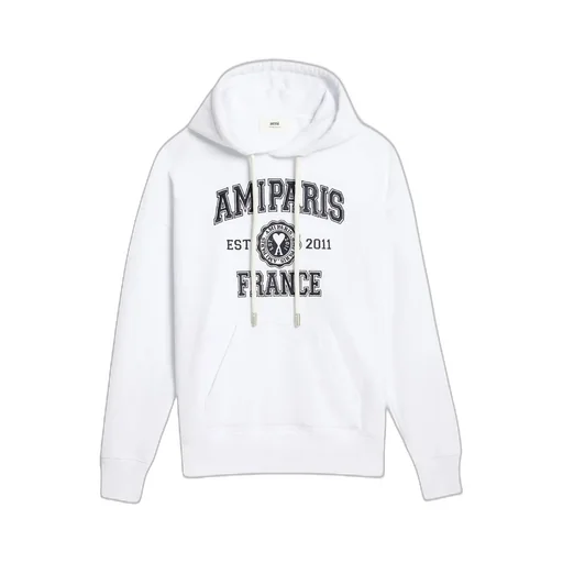 Logo-Printed Long-Sleeved Drawstring Hoodie