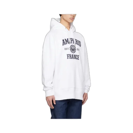 Logo-Printed Long-Sleeved Drawstring Hoodie