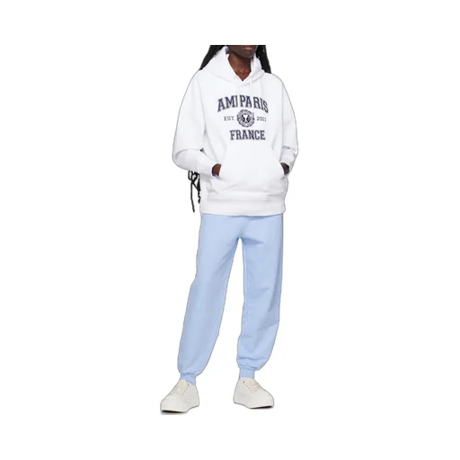 Logo-Printed Long-Sleeved Drawstring Hoodie