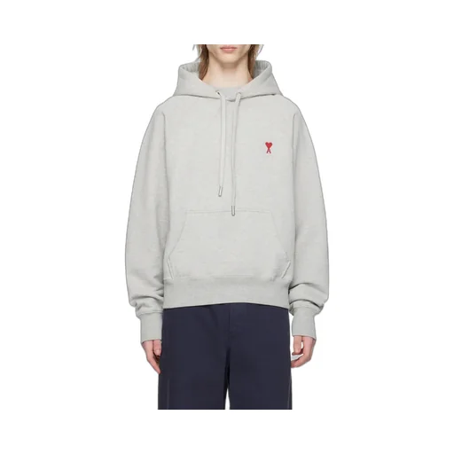 Logo Embroidered Drawstring Hoodie