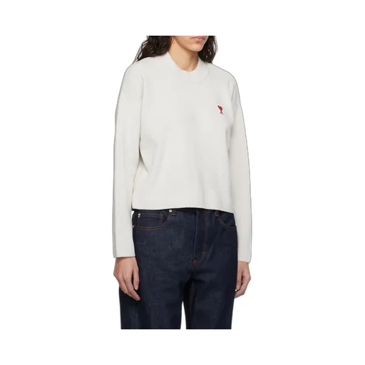 Ami De Coeur Logo Embroidered Knitted Jumper