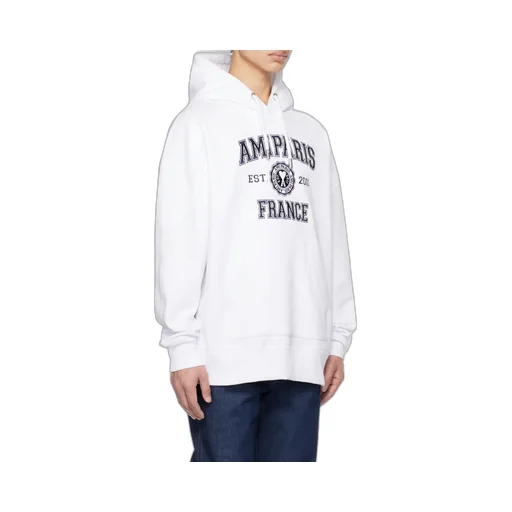 Logo-Printed Long-Sleeved Drawstring Hoodie
