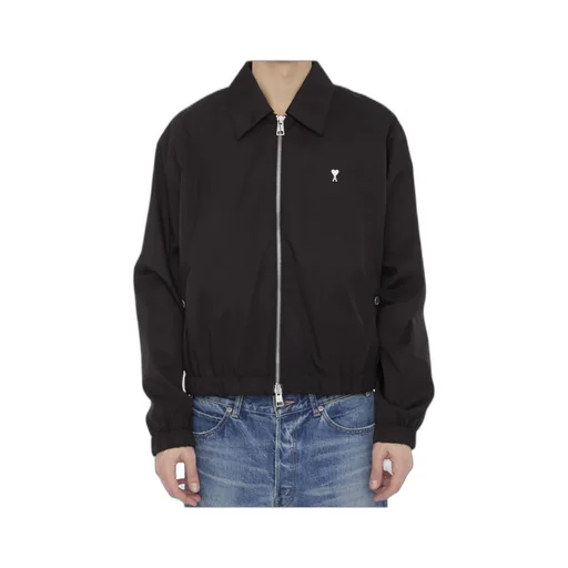 Ami De Coeur Logo-Plaque Zipped Jacket