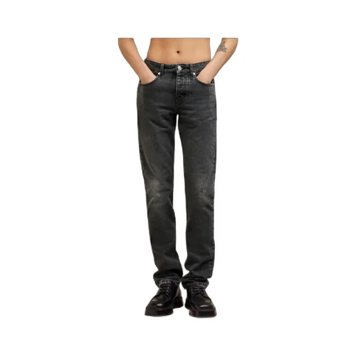 Logo-Patch Straight Leg Jeans