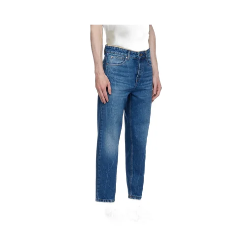 Logo Patch Straight-Leg Jeans