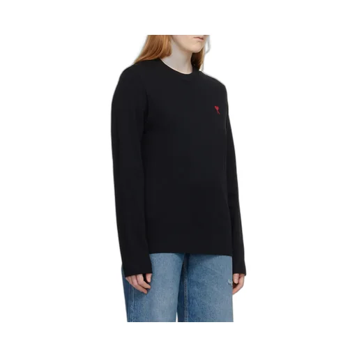 Ami De Coeur Logo Embroidered Long-Sleeved T-Shirt