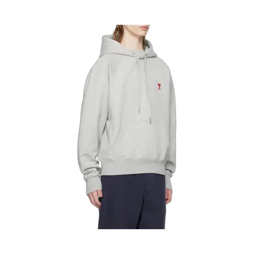 Logo Embroidered Drawstring Hoodie